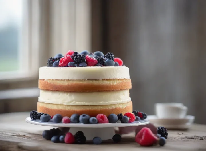 Vanilla Naked Cake: 7 Steps for Soft Elegant Layers